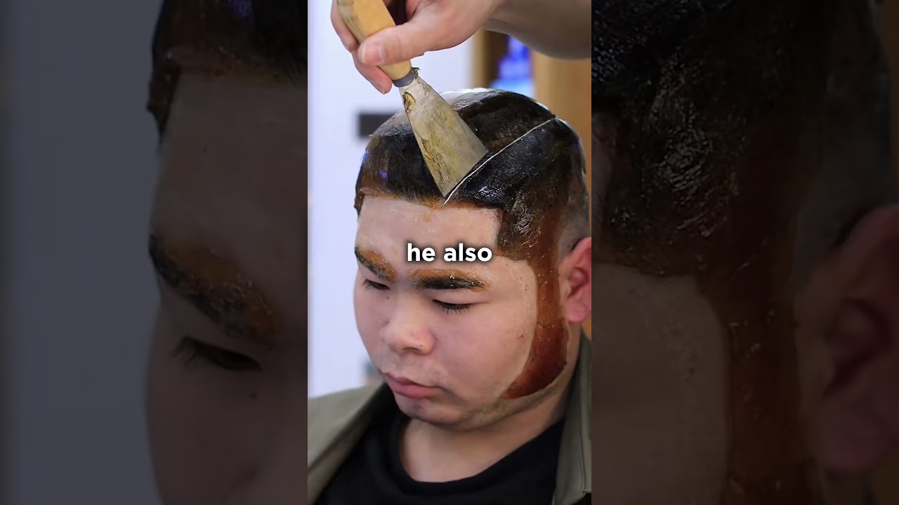 Chinese Barber Makes Wax Masterpieces On Bald Heads