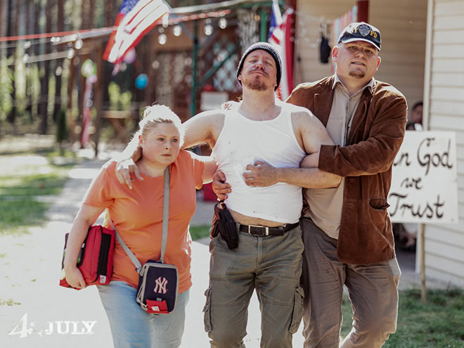 Polish people LARPing as Americans.