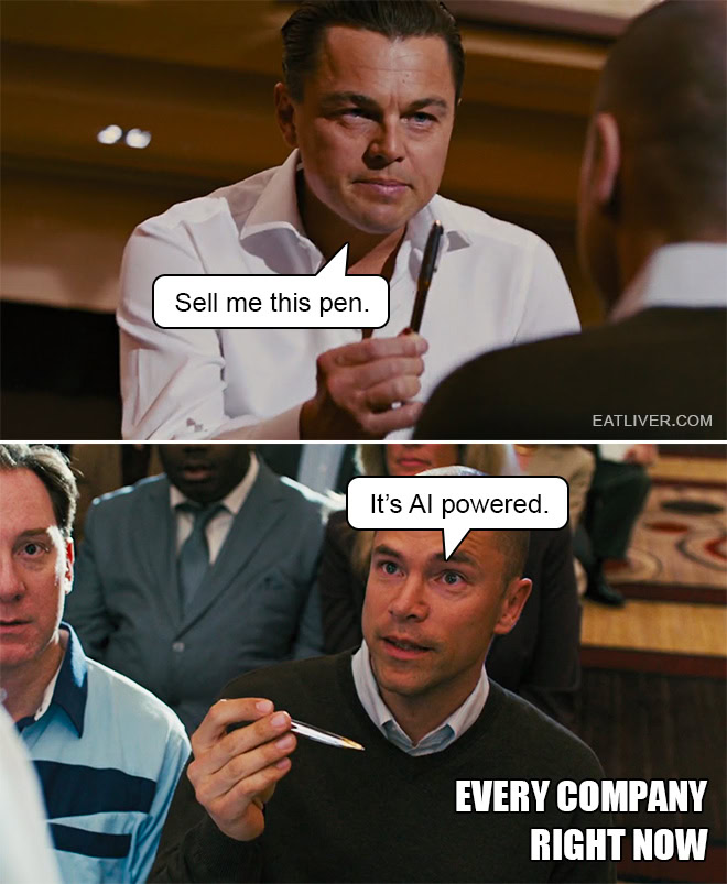 Sell me this pen. It's AI powered.