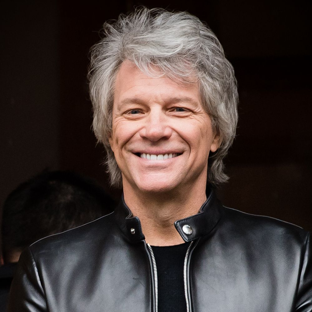 Bon Jovi smiling