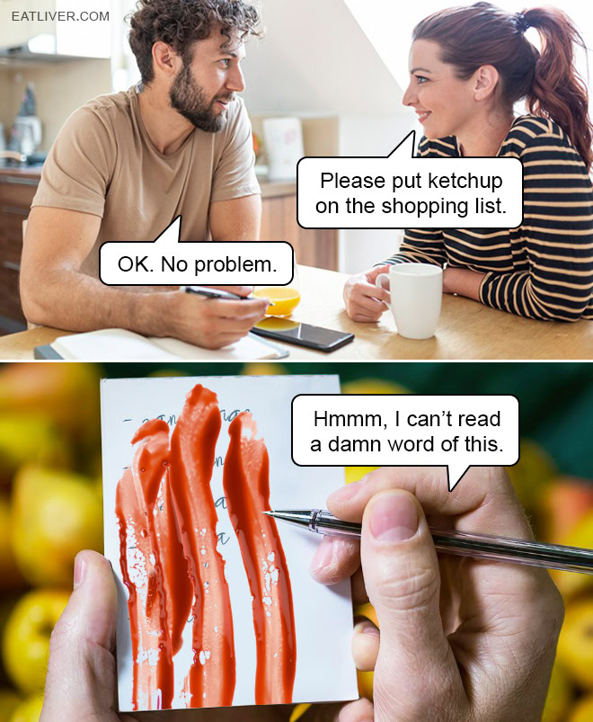 Ketchup Meme: Shopping List Misunderstanding