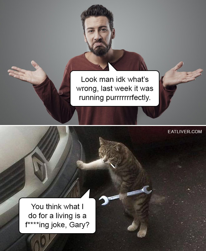 Car Service Meme: This Is Not a F****ing Joke, Gary!