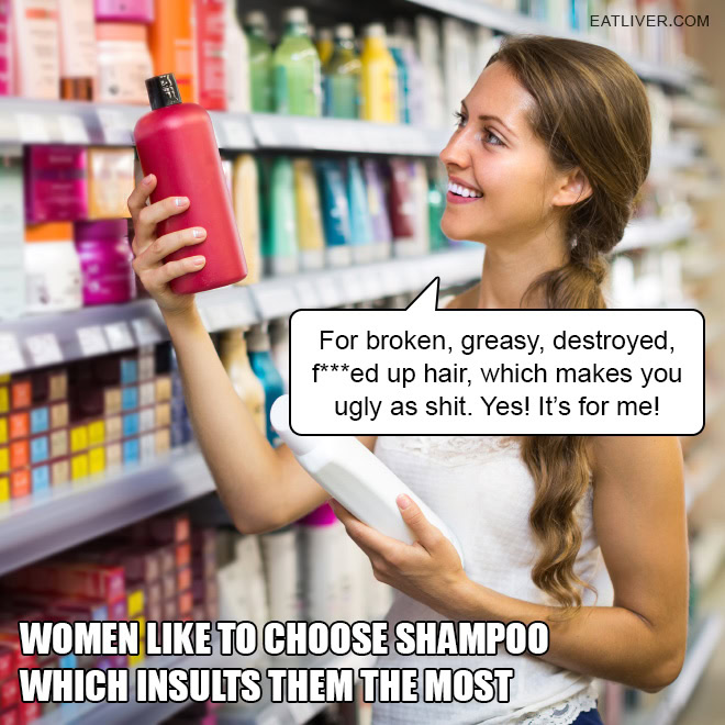 Shampoo Meme: How Women Choose Shampoo