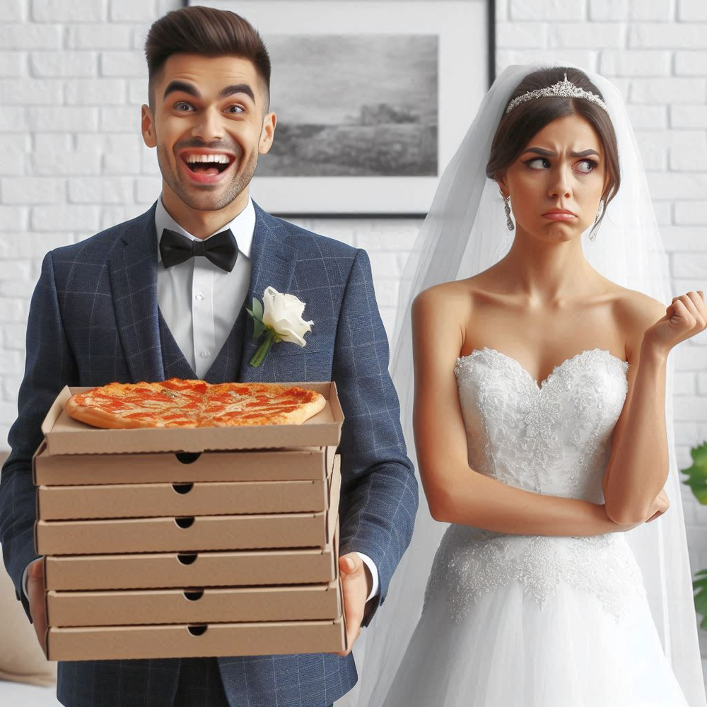 Bride Upset After Guest Orders 20 Pizza to Vegan Wedding Reception